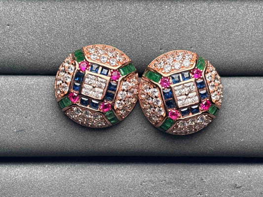 A11858 Sapphire Earrings