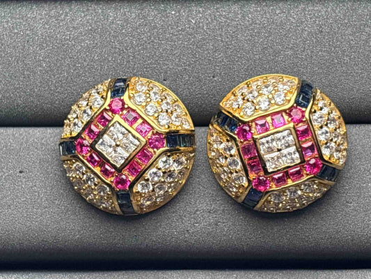 A11871 Ruby Earrings