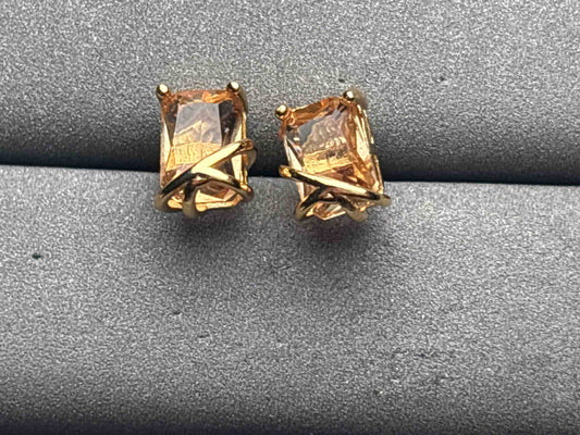 A11951 Yellow Alexandrite Earrings
