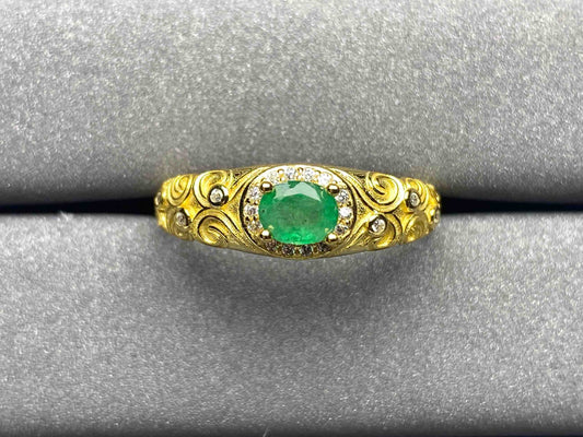 A120 Emerald Ring