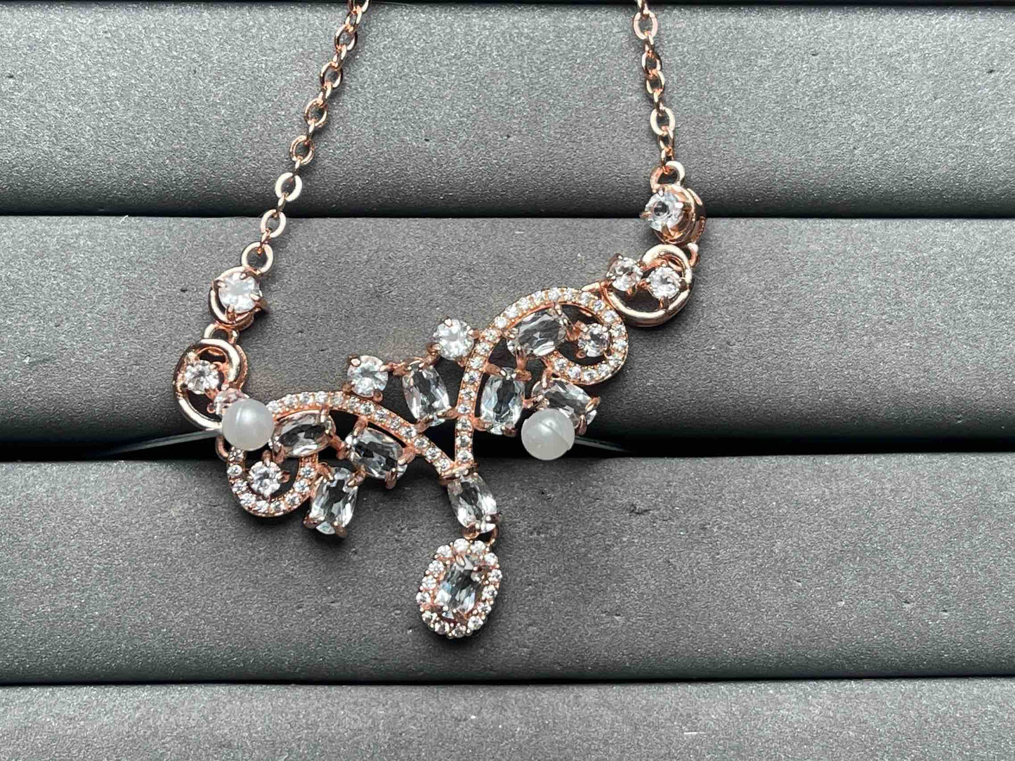 A12177 Aquamarine Necklace