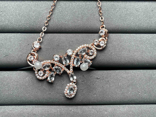 A12177 Aquamarine Necklace