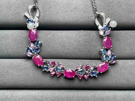 A12184 Ruby Necklace