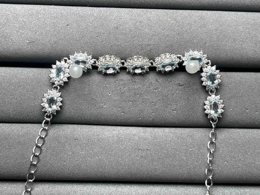 A12189 Aquamarine Bracelet