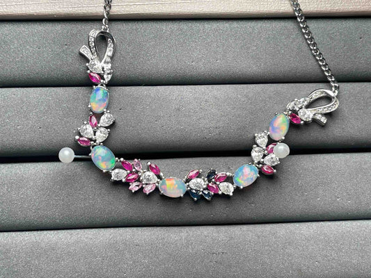 A12206 Opal Necklace