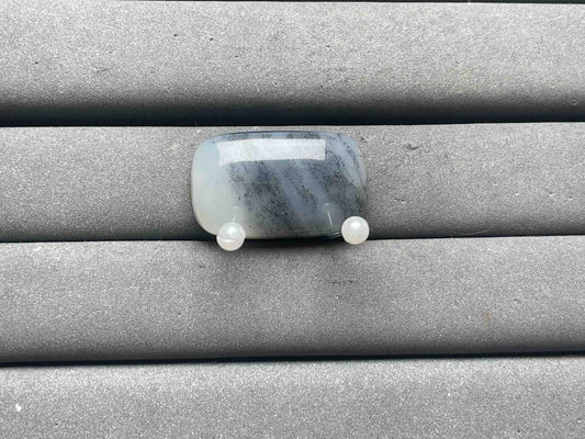 A12272 Smoky Purple Jade Pendant