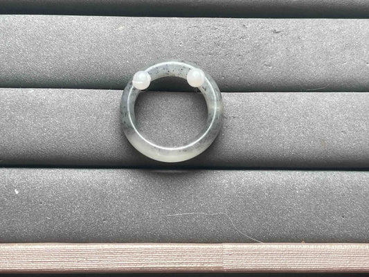 A12281 Smoky Purple Jade Ring