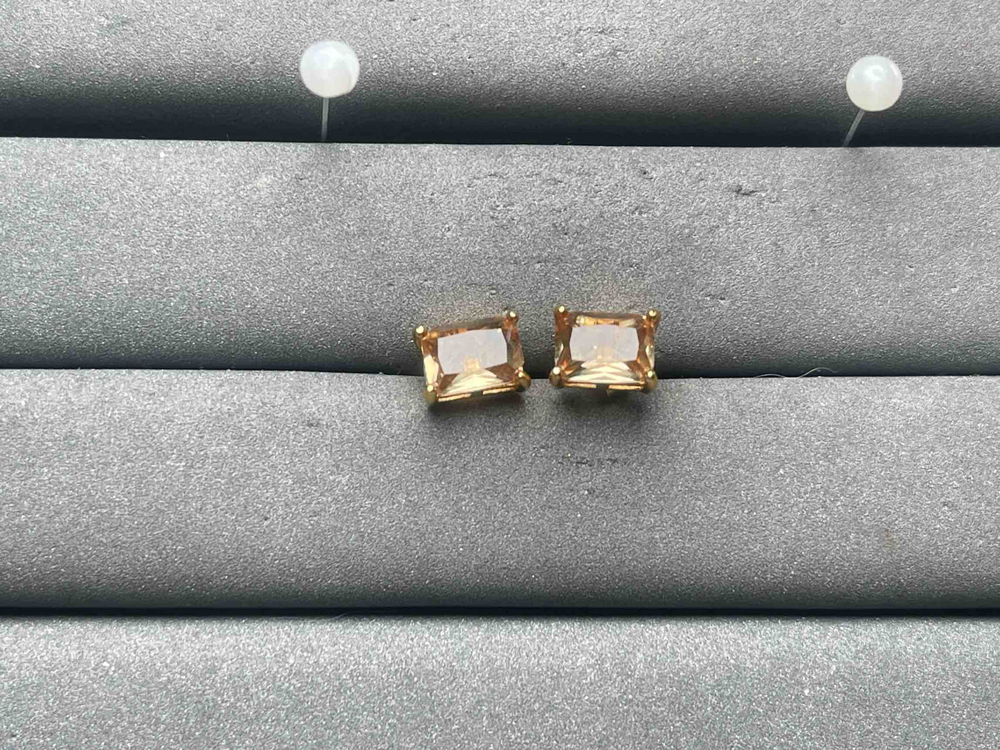 A12291 Yellow Alexandrite Earrings