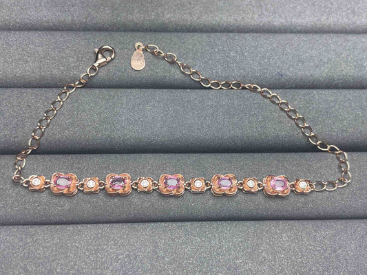 A1231 Pink Sapphire Bracelet