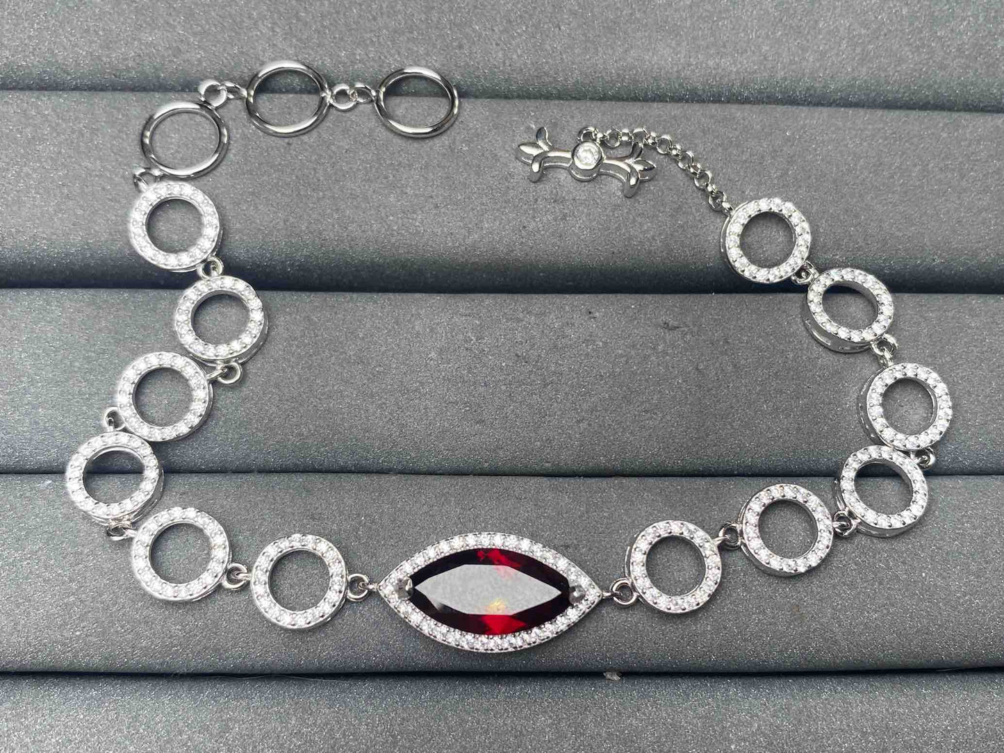 A12368 Garnet Bracelet