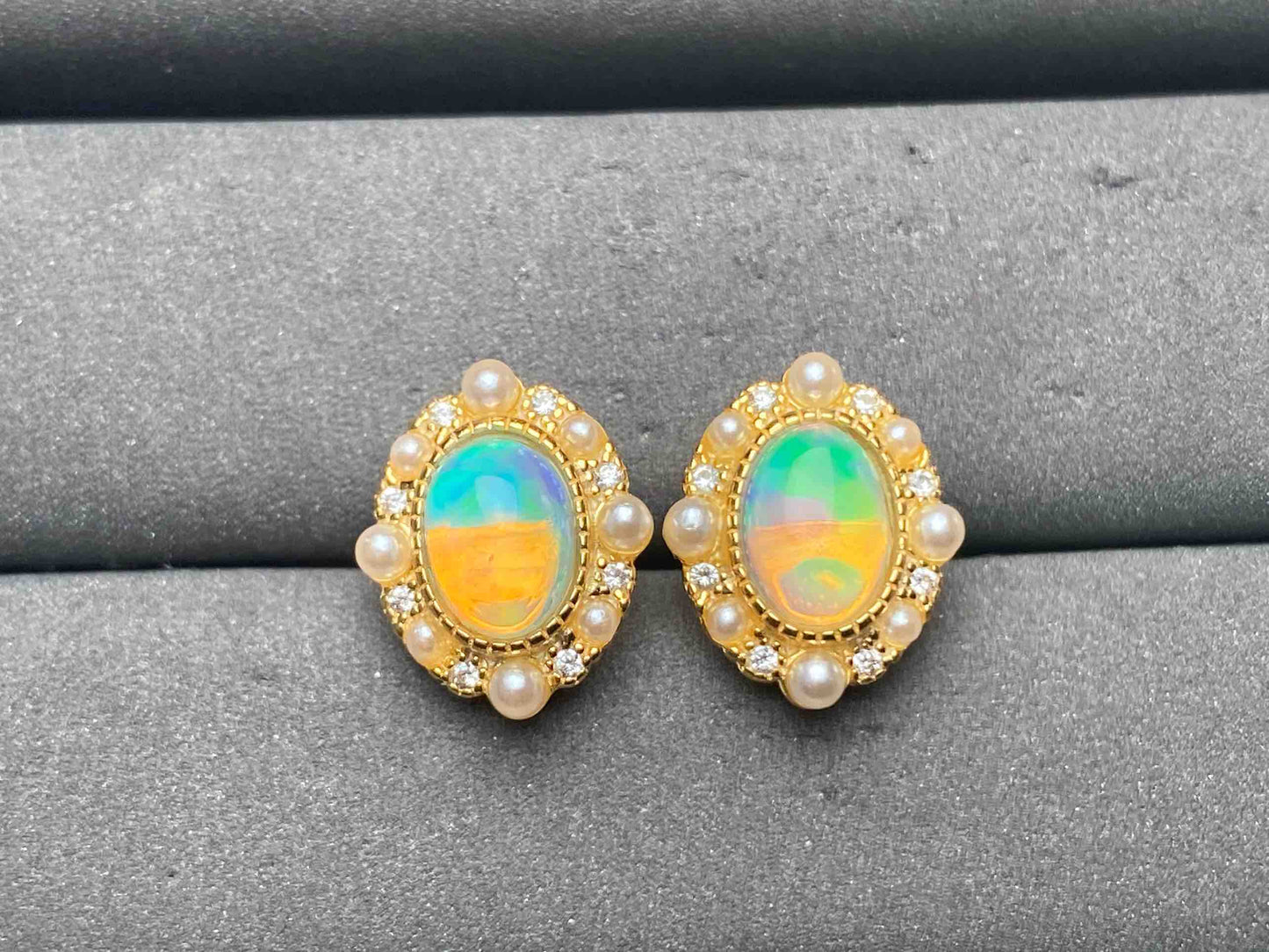 A12386 Opal Earrings