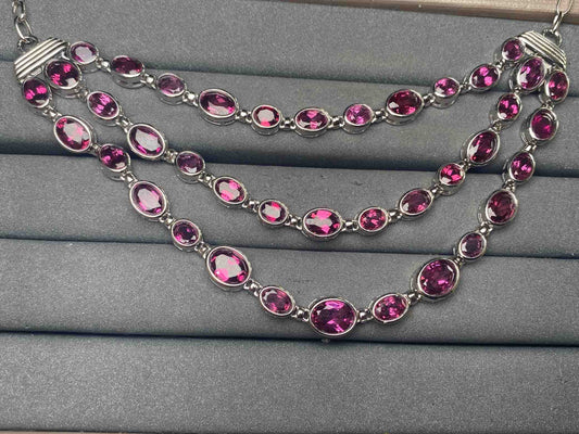 A12388 Garnet Necklace