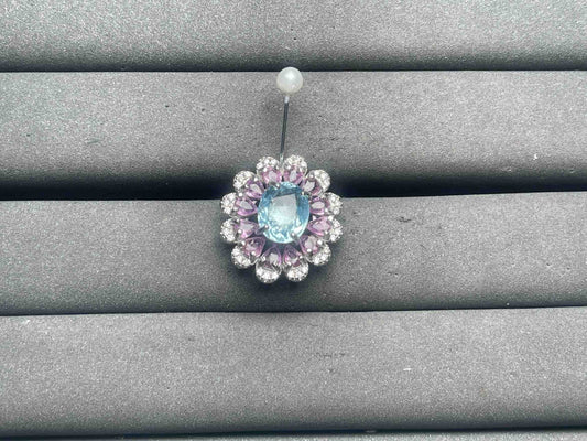 A12409 Aquamarine Pendant