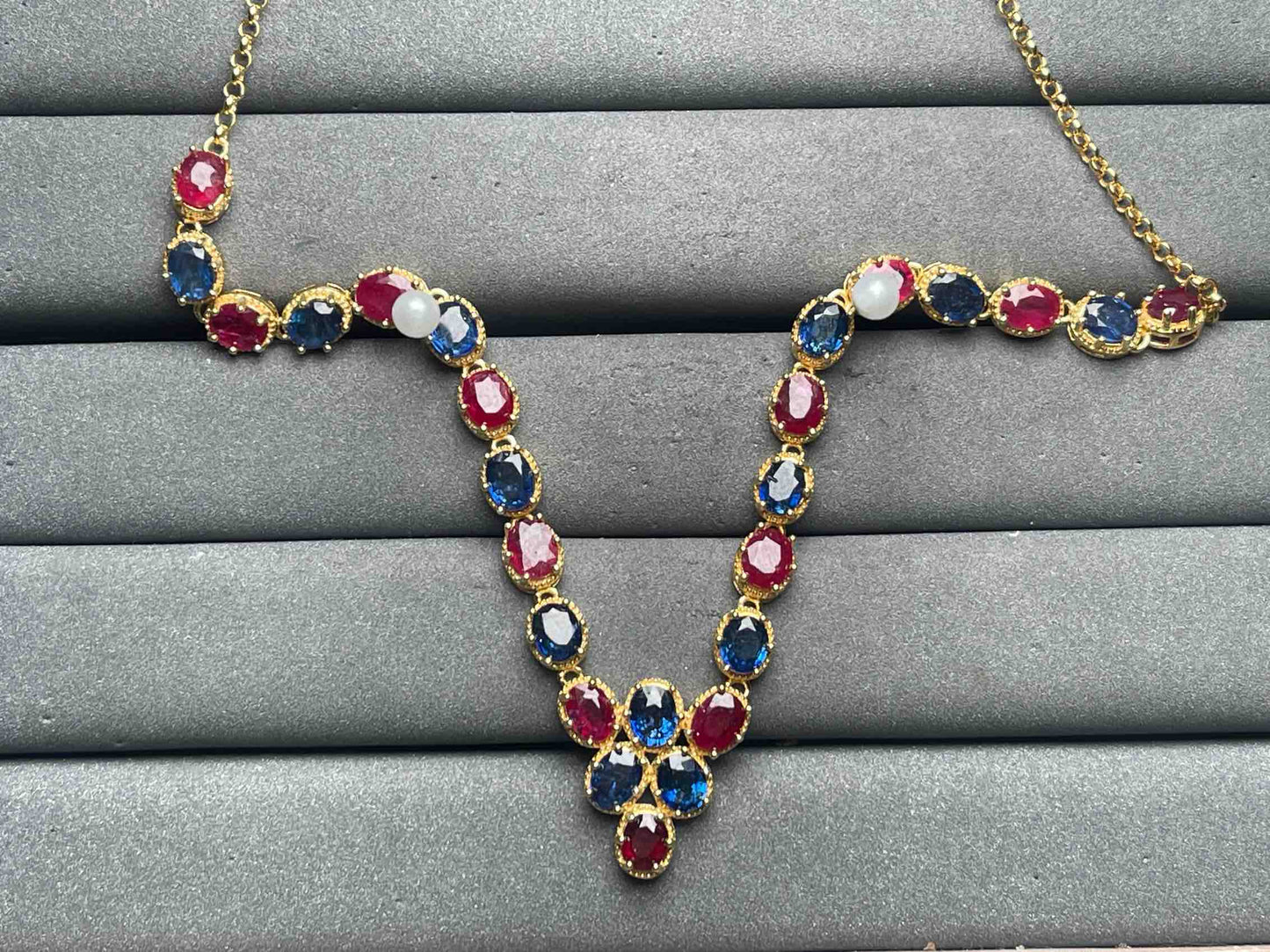 A12474 Ruby Necklace