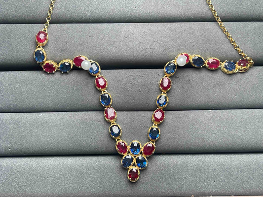A12474 Ruby Necklace