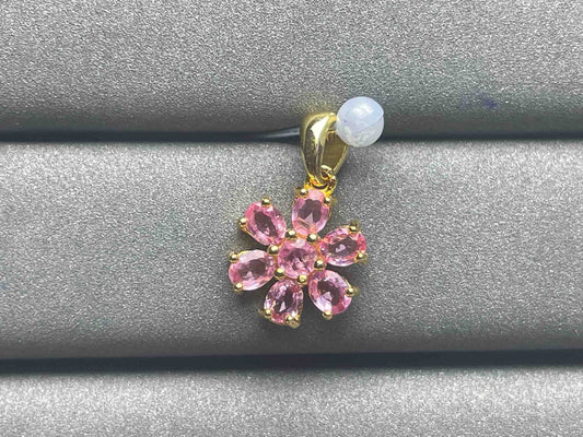A1249 Pink Sapphire Pendant