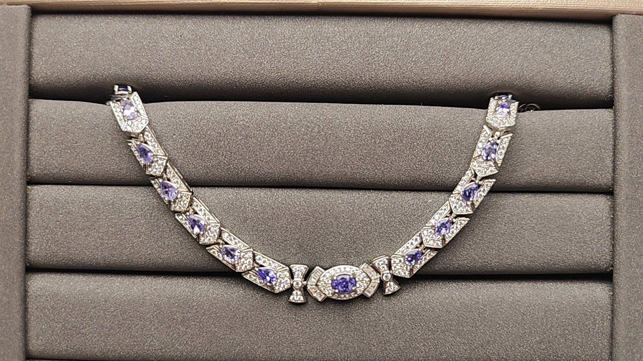 A1257 Tanzanite Bracelet