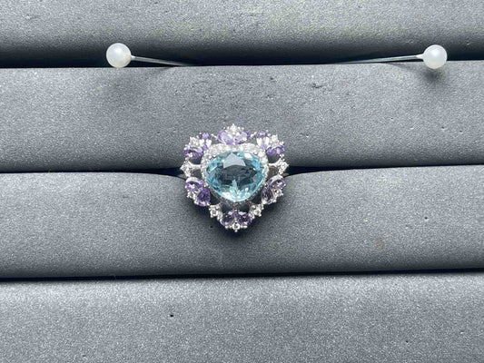 A12631 Aquamarine Ring