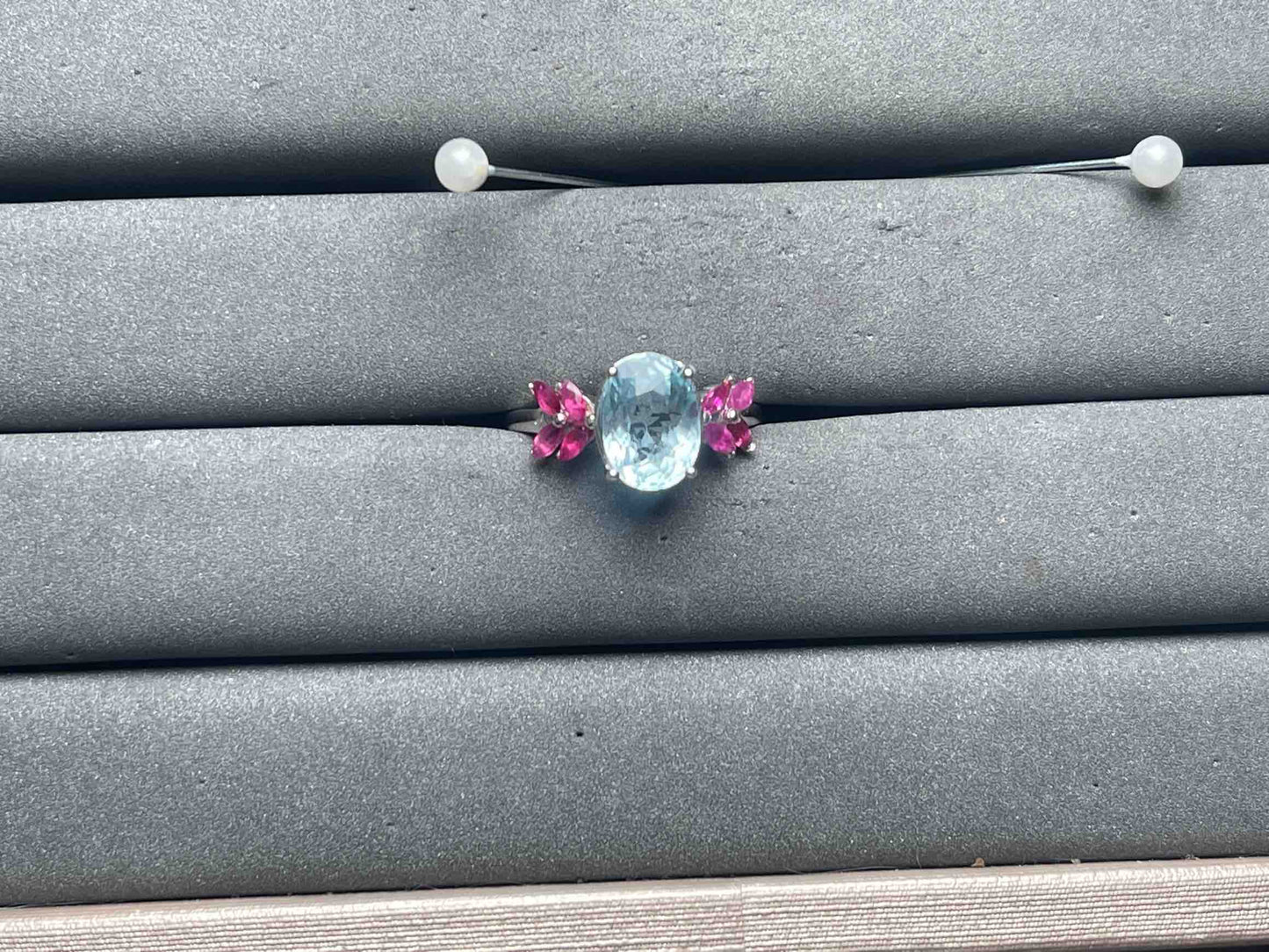 A12632 Aquamarine Ring