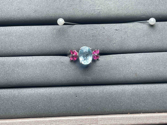 A12632 Aquamarine Ring