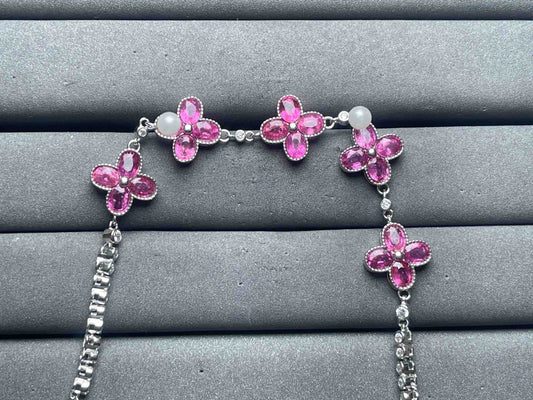 A12636 Pink Sapphire Bracelet