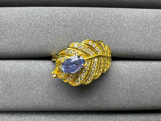 A1268 Cornflower Sapphire Ring