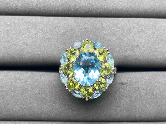 A12707 Aquamarine Ring