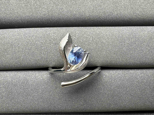 A1271 Cornflower Sapphire Ring