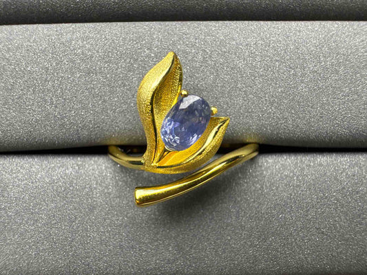 A1272 Cornflower Sapphire Ring