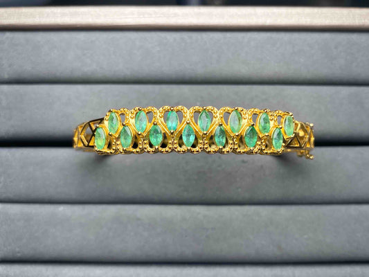 A12721 Emerald Bangle