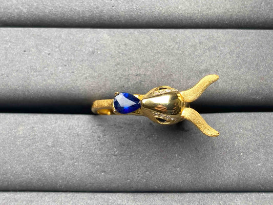 A12730 Blue Sapphire Ring