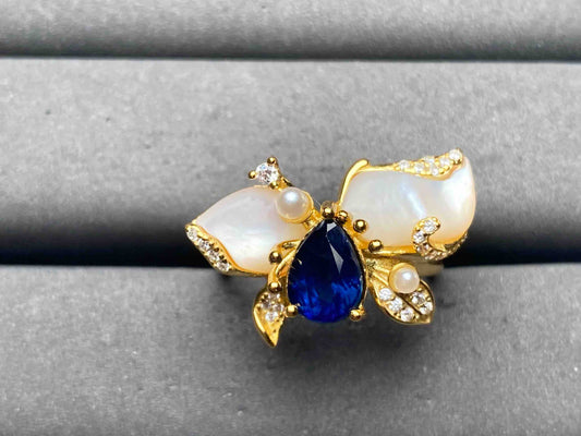 A12734 Blue Sapphire Ring