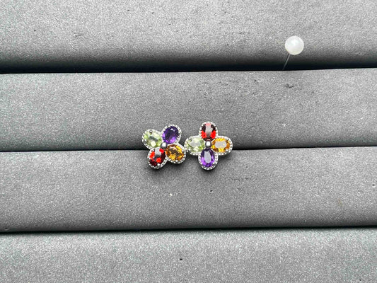 A12766 Garnet Earrings