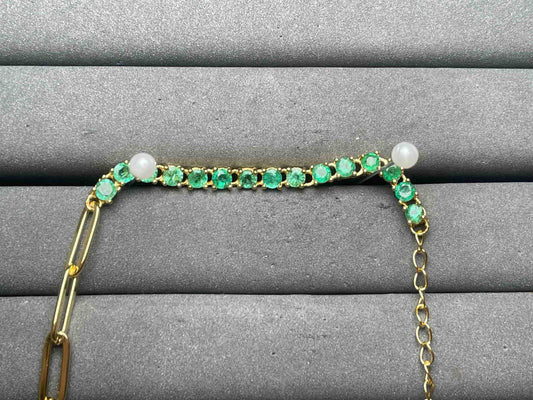 A12768 Emerald Bracelet