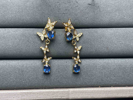 A12806 Sapphire Earrings