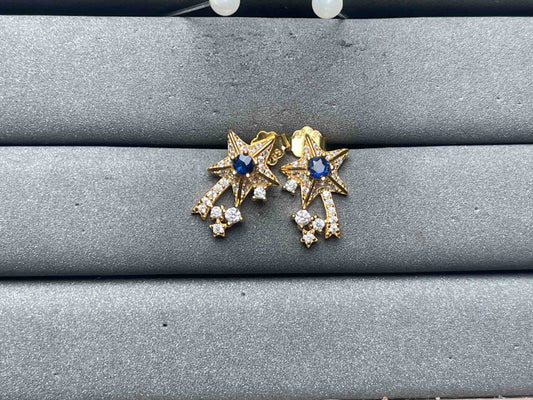 A12808 Sapphire Earrings