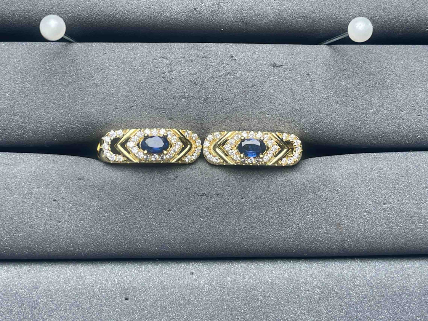 A12815 Sapphire Earrings