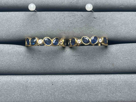 A12821 Sapphire Earrings