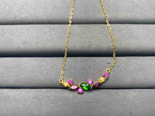 A12864 Diopside Necklace