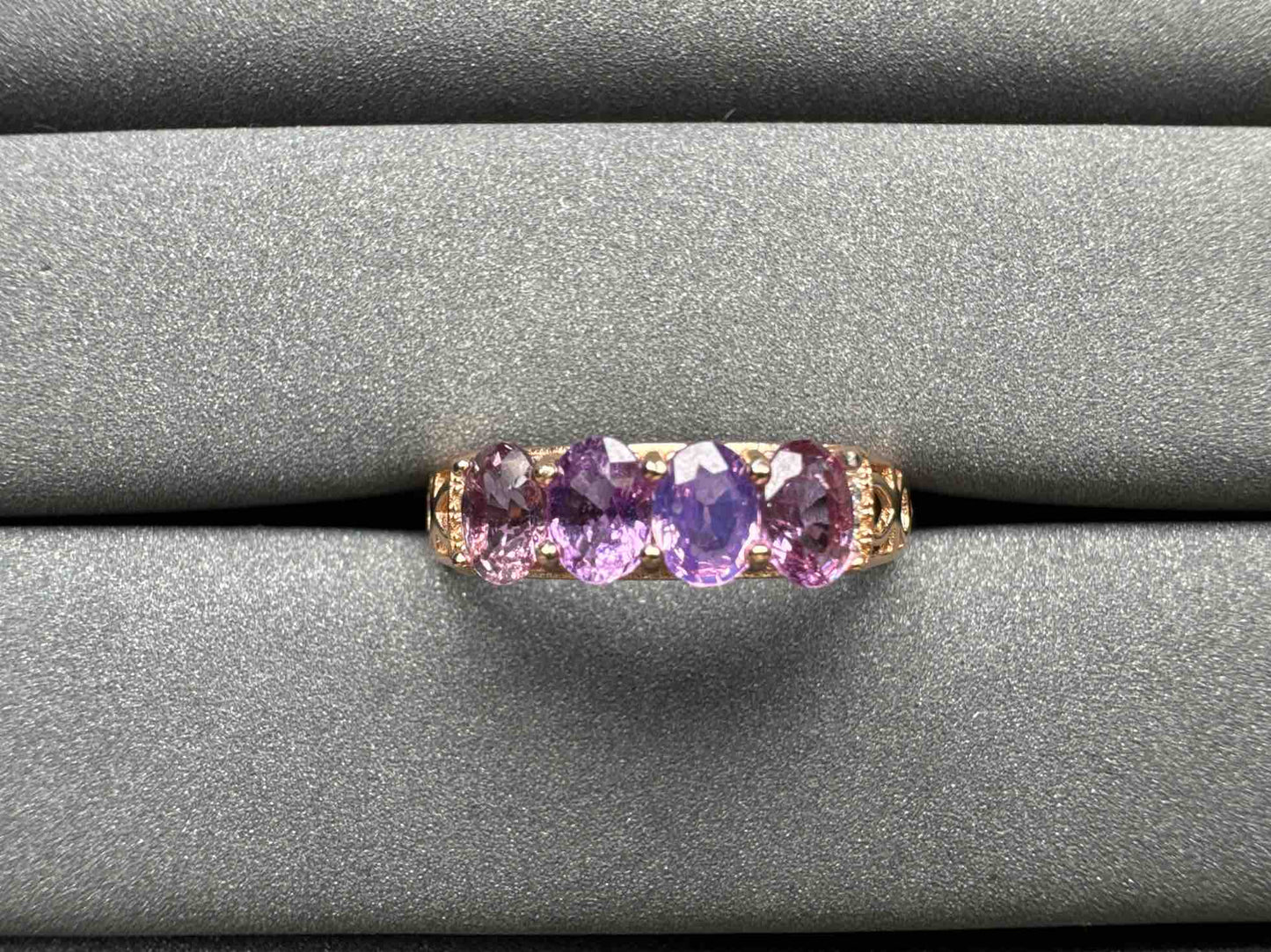 A1291 Purple Sapphire Ring