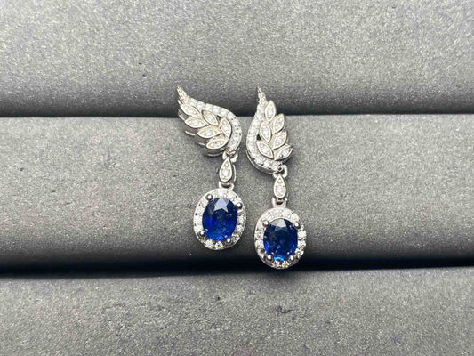 A12929 Blue Sapphire Earrings