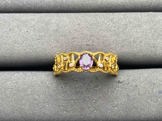 A12952 Purple Sapphire Ring