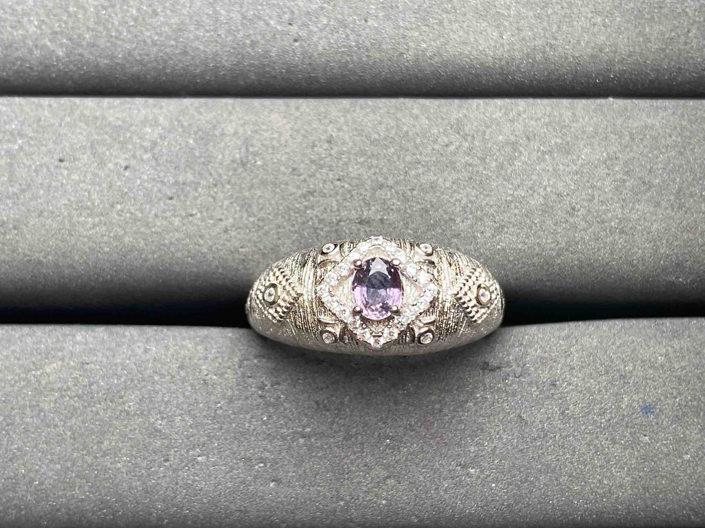 A12955 Purple Sapphire Ring