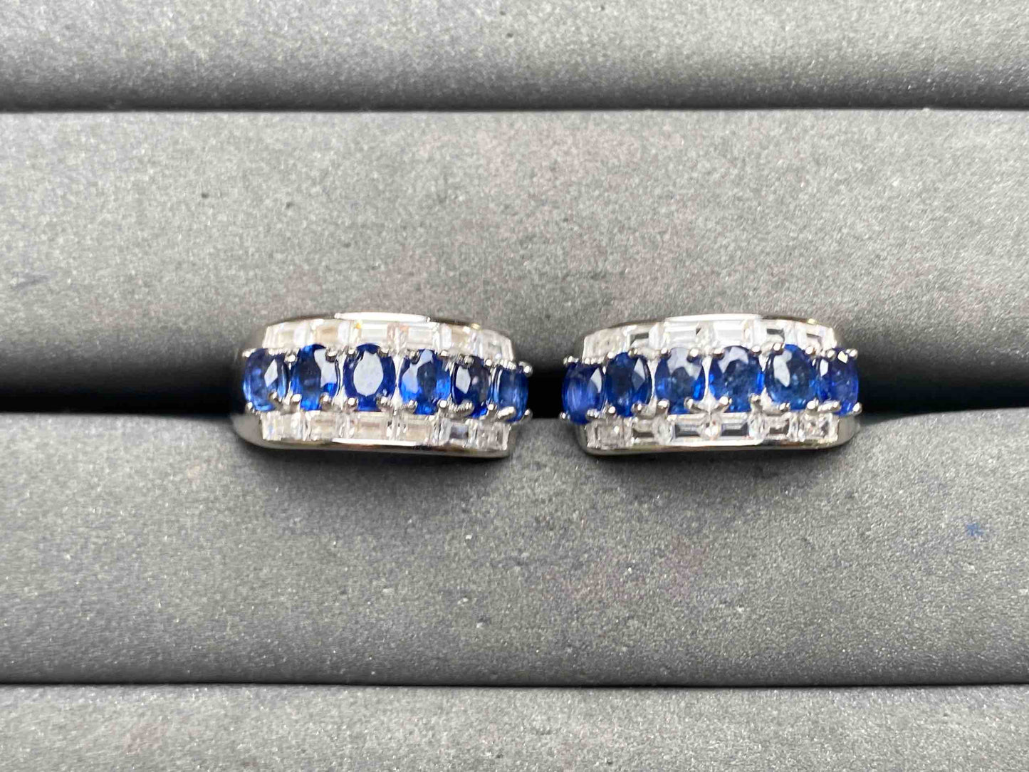 A12969 Blue Sapphire Earrings