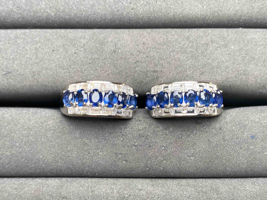 A12969 Blue Sapphire Earrings