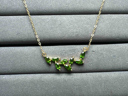A13009 Diopside Necklace