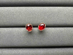 A1301 Red Sapphire Earrings