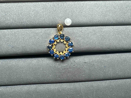 A13012 Blue Sapphire Pendant