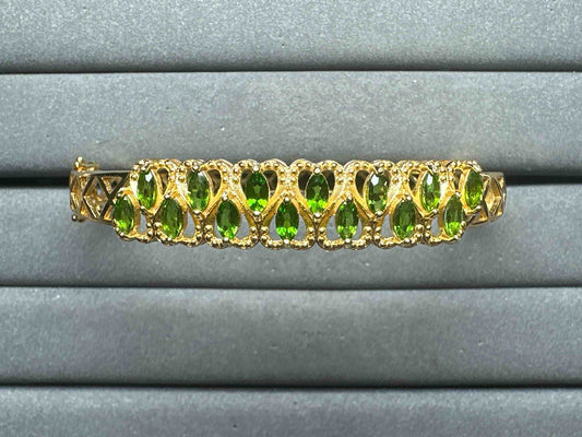 A13019 Diopside Bangle