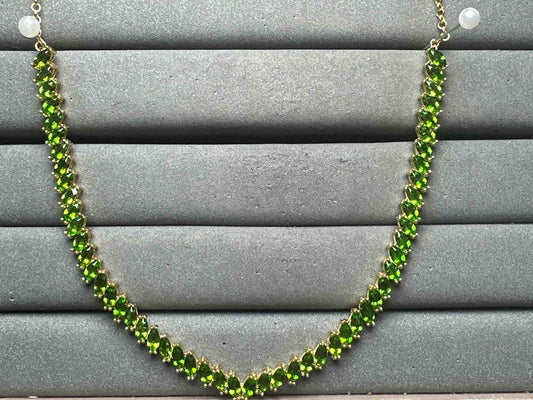 A13021 Diopside Necklace